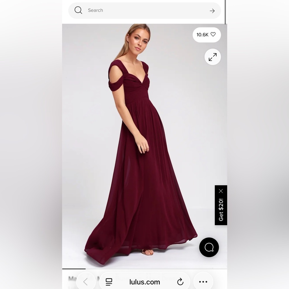 Make Me Move Burgundy Maxi Dress